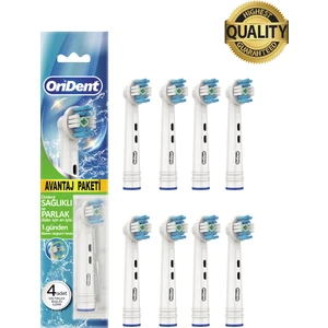 Whitening Pro Oral-B Uyumlu 8 Adet Yedek Başlık - Beyazlatma Teknolojisi & Premium Quality