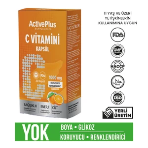 Active Plus C Vitamini 30 Kapsül
