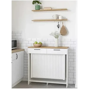 Solana Petek Üstü Kahve Köşesi Dresuar Çok Amaçlı Raf - 110 cm