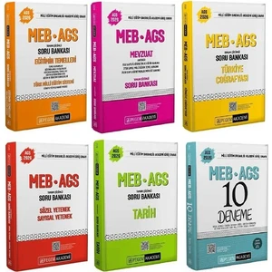Pegem 2026 Meb-Ags Tüm Dersler Soru Bankası + 10 Deneme 6 Lı Set