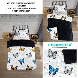 Ete Hometex Tek Kişilik Lüx Welsoft Yorgan Seti
