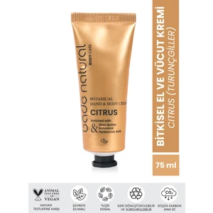 Bade Natural Citrus Bitkisel El ve Vücut Kremi Doğal ve Vegan 