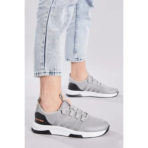 Tonny Black Unisex Füme Rahat Kalıp Şeritli Bağcıklı Spor Ayakkabı