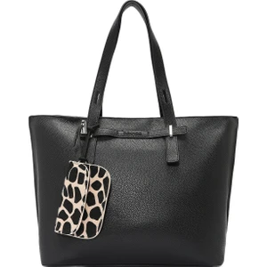 Kadın Siyah Aksesuarlı Omuz Çantası 25ABD2425FT