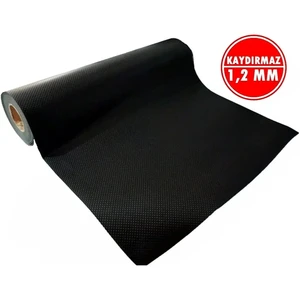 36 Cm X 1 Metre Siyah Kabartma Nokta Desenli Çekmece Içi Kaydırmaz Halı , Çekmece Halısı, raf örtüsü