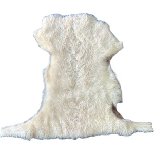 Gerçek Uzun Tüylü Koyun Postu - Naturel Uzun Tüylü Koyun Postu - Doğal Post Paspasde