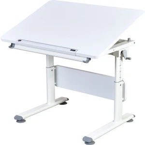 Mini  Simple Çalışma Masası, Yükseklik Ayarlı Çalışma Masası, Kız-Erkek Çocuk Beyaz Ders Çalışma Masası