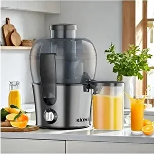 Frutta Katı Meyve Sıkacağı, 500W, 1,5 Lt, Quickclean, Damlama Önleyici Riomi