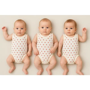 Yenidoğan Bebek Çocuk 3 Parça Body Zıbın Set