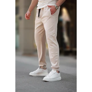 Bej Manşetli Erkek Eşofman Altı E6570