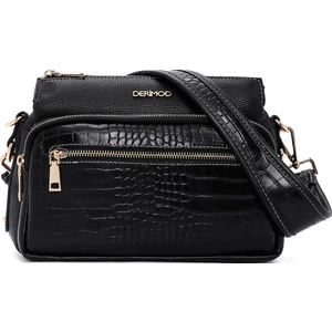 Kadın Siyah Uzun Askılı Kroko Çapraz Çanta 25WBD2111E3