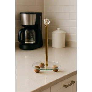 Dekoratif Peçetelik - Kağıt Havluluk Tezgah Üstü Rulo Havluluk Kağıt Havlu Standı - Mutfak Organizer