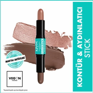 Nyx Professional Makeup Wonder Stick Çift Taraflı Krem Kontür & Aydınlatıcı Stick - Light Medium