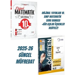 Orijinal Yayınları 10. Sınıf Matematik Soru Bankası +Gür Açılar Üçgenler Hediyeli!!