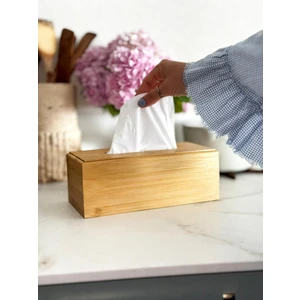Bambu Peçete Kutusu 23X12X9 cm