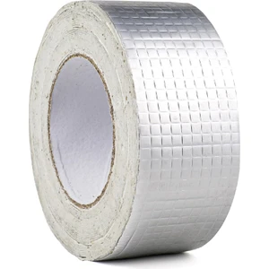 5 cm x 5 Metre Alüminyum Folyo Kauçuk Bant Yüksek Sıcaklığa Dayanan Su Geçirmez Çatı Boru Duvar Çatlak Onarıcı Tamir Yapışkan Bant Folyo