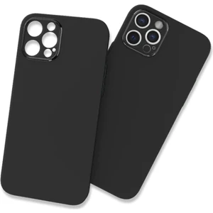 iPhone 12 Pro Max Kılıf ​​ecrz Tiny Kapak-Siyah