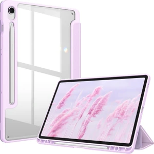 Samsung Galaxy Tab S10 Fe Plus 13.1 Inç 2025 Kılıf Grafiti Şeffaf Kalem Bölmeli Akıllı Tablet Kılıfı SM-X620 X626