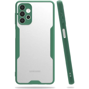 Galaxy A32 4g Kılıf Ecrz Parfe Kapak-Koyu Yeşil