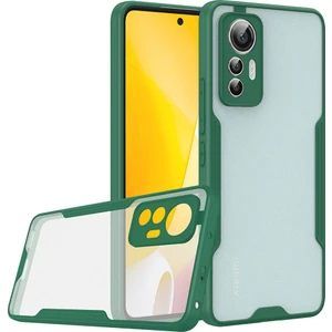 Xiaomi Xiaomi 12 Lite Kılıf Ecrz Parfe Kapak-Koyu Yeşil