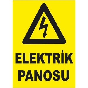 Elektrik Panosu Levhası 25*35 cm