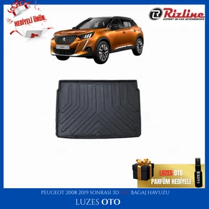 Peugeot 2008 3D Üst Bagaj Havuzu 2025 Model Uyumlu