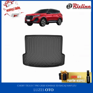 Chery Tiggo 7 Pro 3D Bagaj Havuzu 2025 Model Uyumlu