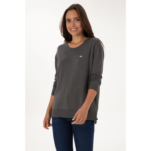 U.s. Polo Assn. Kadın Gri Kazak /triko 50307735-VR024