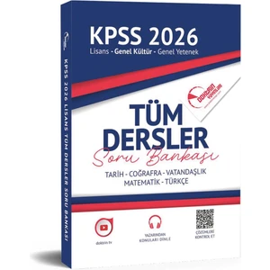 Doktrin 2026 Kpss Lisans Genel Kültür Yetenek Tüm Dersler Soru Bankası Tek Kitap (3000 Soru)