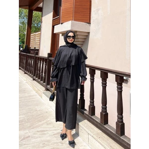 Pelerinli Tunik Takım