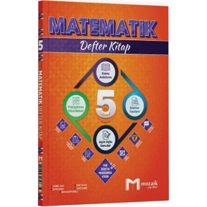 5. Sınıf Matematik Defter Kitap Mozaik Yayınları