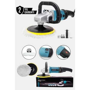 Kimmeer Plus 1200 Polisaj Makinesi Devir Ayarlı 6 Kademeli 180MM Pasta Cila