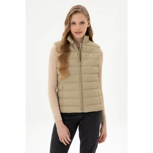 U.s. Polo Assn. Kadın Açık Haki Yelek (Dokuma) 50311989-VR183