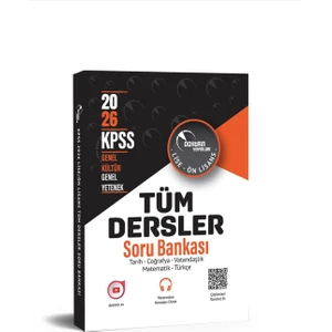 2026 Kpss Lise Önlisans Genel Kültür Yetenek Tüm Dersler Soru Bankası Tek Kitap (3000 Soru)