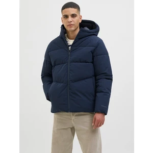 Jack Jones Jjglobal Puffer Jacket Erkek Lacivert Mont 12283517-04