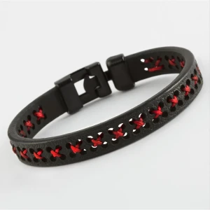 Çarpı Kaliteli Suni Deri Bileklik