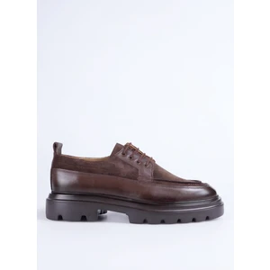 Deri Kahve Erkek Günlük Ayakkabı Wolf-Contra