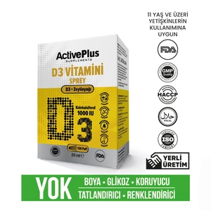 Active Plus Vitamin D3 1000IU (130 Puff)