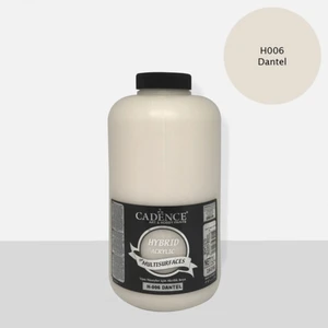 Hibrit Multisurface Su Bazlı Dayanıklı Akrilik Boya H006 Dantel Renk 1000 ml – Ahşap, Cam ve Metal İçin