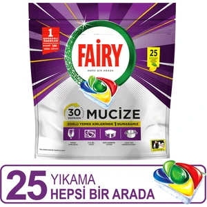 Mucize Bulaşık Makinesi Deterjanı Kapsülü/tableti 25 Yıkama