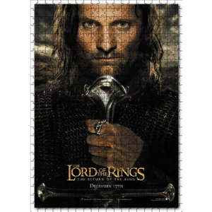 Yüzüklerin Efendisi Kralın Dönüşü Aragorn 500 Parça Puzzle Yapboz Mdf (Ahşap)