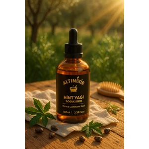 Altinixir Hint Yağı 100 ml – %100 Saf, Doğal ve Katkısız Rafine Yağ, Cilt ve Saç Bakımı İçin Bitkisel Çözüm