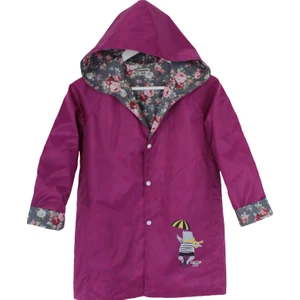Mommo Kids Mor Yağmurluk Rüzgarlık Çift Yönlü Çıt Çıtlı KAA1000813