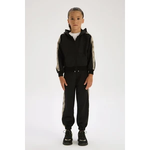 Bg Store Kız Çocuk Siyah Eşofman Üstü