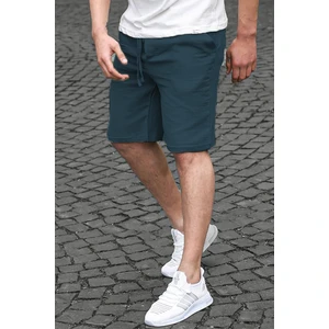 Lacivert Basic Keten Erkek Şort 6506