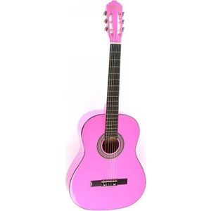 PEMBE GİTAR - 4/4 BOY ÖĞRENCİ GİTARI KILIF ve PENA HEDİYE !