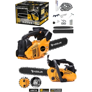 25CC Mini Benzinli Testere Ağaç Odun Dal Budama ve Kesme Testeresi Hızar Motoru