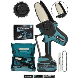 21V Çift Akülü Ağaç Odun Dal Kesme Şarjlı Budama Testeresi