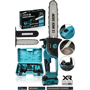 21V Çift Akülü Testere Ağaç Odun Dal Kesme Motoru