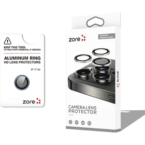 iPhone 17 Air Zore Cl-12 Premium Safir Parmak Izi Bırakmayan Anti-Reflective Kamera Lens Koruyucu